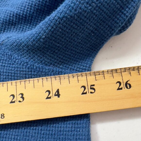 Eddie Bauer Men’s Blue Long Sleeve Thermal Crewneck Shirt Size 2XL - Picture 9 of 10